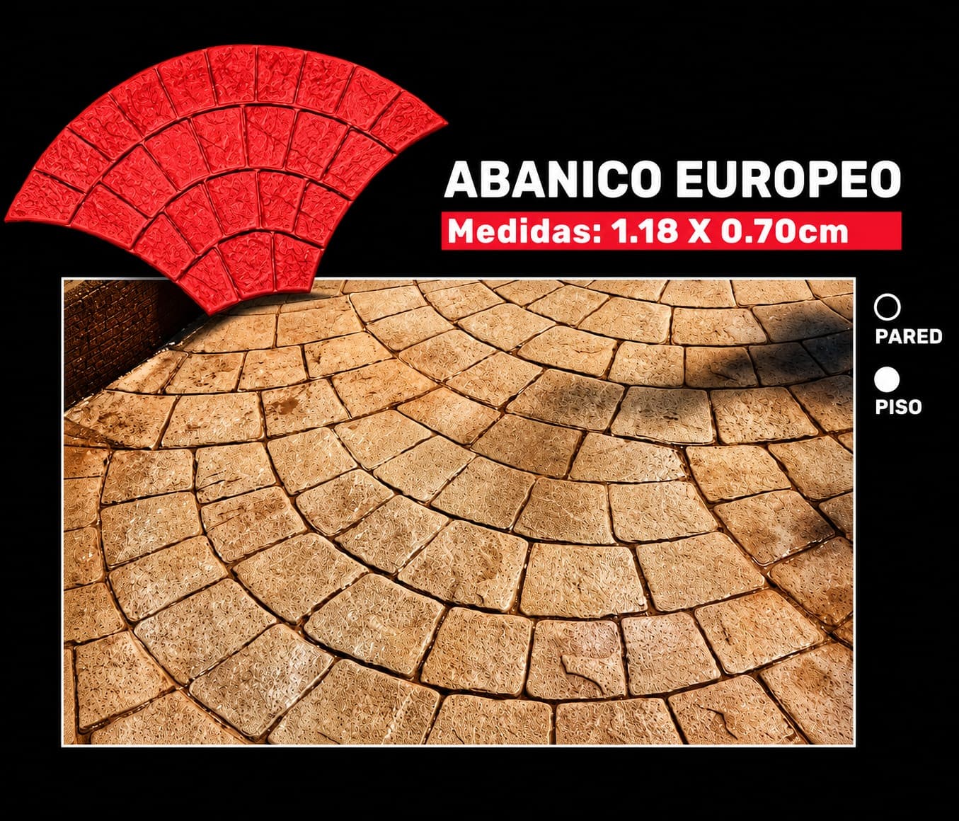 Molde Abanico Europeo