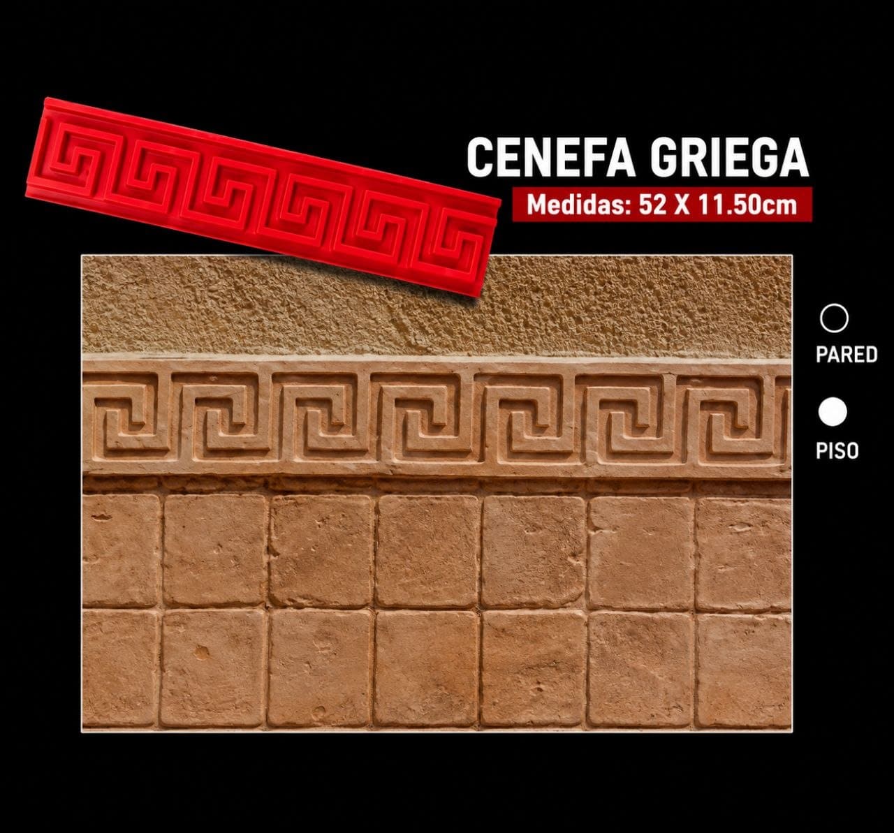 Molde Cenefa Griega